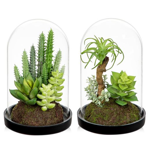 VillaComoフェイクグリーンインテリアグリーン人工観葉植物多肉植物サボテン卓上鉢植え小型エアプラン..