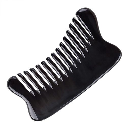 Itisyouカッサ頭皮マッサージかっさくしカッサブラシ頭皮マッサージマッサージカッサ顔カッサボディ用天然牛角