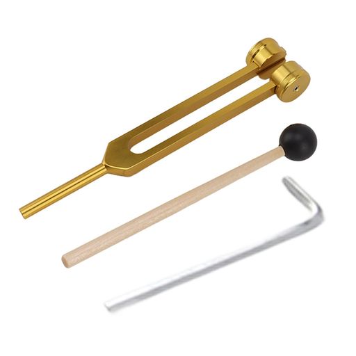 音叉128Hzチューナーハンマー付き音叉チューニングフォークチューナーベースチューナークリスタルチューナーヨガ/チャクラ/サウンドセラピー/リフレックスなどに適...