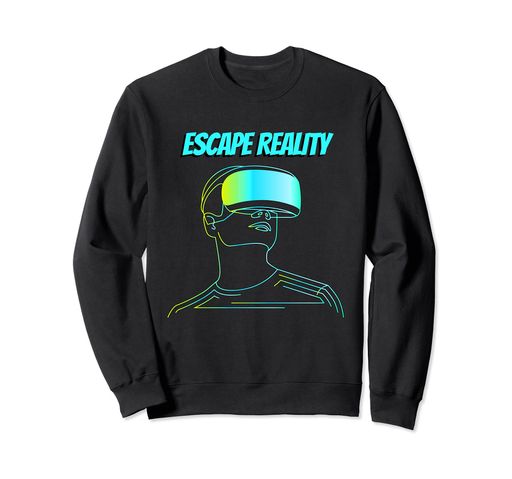 VIRTUAL REALITY VR HEADSET GAMING TECH GEEK ESCAPE REALITY トレーナー VIRTUAL REALITY VR HEADSET GAMING TECH GEEK ESCAPE REALITY トレーナー