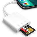 SDカードリーダーIPHONE/IPAD用SDカードリーダー、OYUIASLEカメラSDカードリーダービューアー、SDおよびMICROSDカードスロット付きメモリカードリーダーアダプター、プラグアンドプレイ(2)