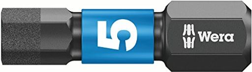WERAヴェラダイヤモンドコーティングHex六角穴付きネジ用インパクトドライバービット差込6.35mm刃先サイズ5mm全長25mm073905