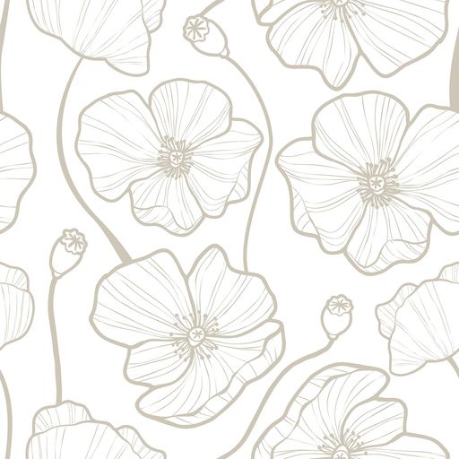 1. 【線描きケシの花が魅せる、ミニマルモダンアート】 繊細な線画で描かれた大きなケシの花が、余白を活かしたすっきりとした構成で並ぶインクジェットプリントです。「線画 ケシの花 壁紙シール モダン」なデザインが、シンプルながらも優雅で洗練された雰囲気を演出します。花びらの一本一本、蕾の柔らかな曲線が手描きの温もりを感じさせ、どんなインテリアにも自然に溶け込みます。色褪せしにくく、貼るだけで部屋を広く明るく見せる、幅約44cmx300cmの大判アクセントクロスです。 2. 【水や汚れに強い防水・防汚PVC素材】 表面は高品質PVCで、防水・防汚加工を施しています。「北欧 防水 壁紙 シンプル」なデザインながら、キッチンや洗面所などの水回りでも安心。醤油や皮脂汚れもサッと水拭きするだけで簡単にお手入れでき、いつでも清潔を保てます。耐熱性も備え、厚手で下地が透けにくいので、長期間美しい線画の風合いをキープします。 3. 【強粘着でしっかり貼れて、ドライヤーで跡なく剥がせる】 裏面は強粘着のり付き自粘着タイプで、壁面にぴったりと固定でき、長期間剥がれにくいのが特長です。