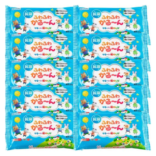 デビカ ふわふわかるーん 抗菌 軽量 紙ねんど 100g x 10個セット
