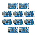 HAILEGE10個セットTP4056TYPE-CUSB5V1A18650リチウム電池充電器モジュール充電ボード、デュアル保護機能付き