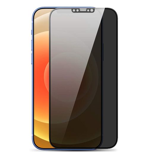 SUBAMTiPhone12Miniガラスフィルム前後左右のぞき見防止3D全面保護国産旭硝子素材業界最高の9H硬度飛散..