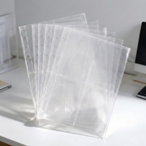「A5サイズ・5柄から選べるリフィル」A5サイズのリフィル。単一ポケットのサイズ:9.3*6.7cm。透明無地/花柄/ハート柄/虹柄/星柄の5種類から選べ、推し活ファイルやトレカアルバムの雰囲気に合わせてコーディネートできます。 「4ポケット両面収納・最大160枚収納」1ページに4ポケット、両面収納タイプで大容量。トレカ、チェキ、写真、などを効率よく整理。20枚セットで合計160枚のカードが収納できます。 「推し活に最適|お気に入りカードをきれいに保管」トレカ収納や推し活整理にぴったり。大切な推しカードを『見やすく・探しやすく』配置でき、ライブ準備や交換会ももっと快適になります。 「防塵・防水仕様でカードをしっかり保護」防塵・防水の高透明フィルムを採用。汚れ、湿気、指紋からカードを守り、長期間きれいな状態で保管できます。 「安心のカスタマーサポート」商品に不具合やご不明点がございましたら、いつでもお気軽にご連絡ください。迅速に対応いたします。