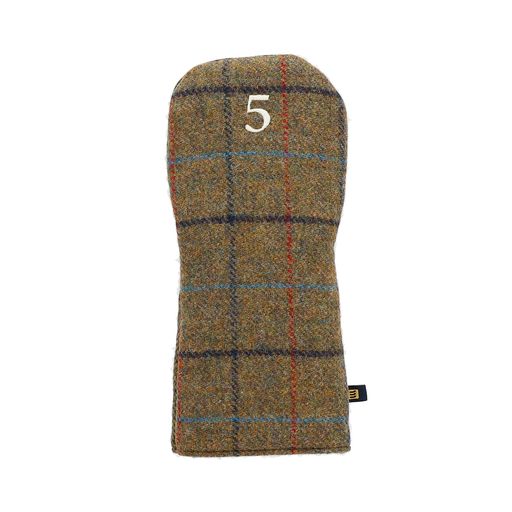 サイズ:約H25xW11cm/生産国:中国 組成:表生地:ウール100%中生地:ポリエステル100%刺繍糸:ポリエステル100%詰め物:ポリウレタン/仕様:MOON生地・刺繍・織りネーム・中生地起毛 ゴルフのドライバーのヘッドをしっかり保護。 被せるだけで簡単に装着。