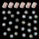 ネイルパーツ雪の結晶100個セットネイルパーツクリスマス立体透明クリア冬雪スノー可愛いおしゃれネイルストーンネイルアートパーツデコパーツジュエリーパーツアクセサリーDIY手芸素…