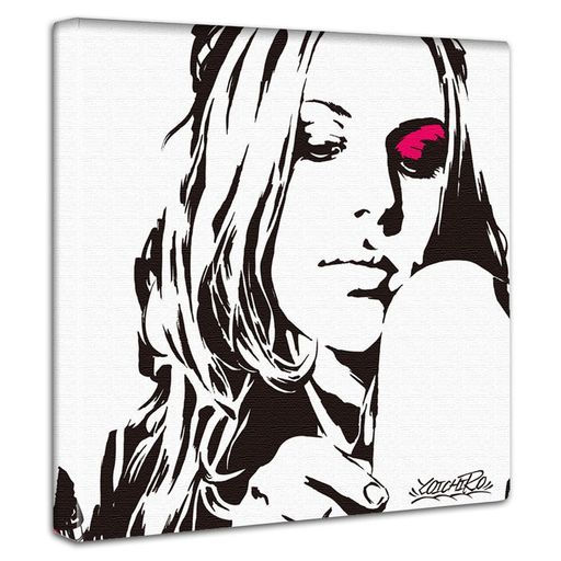 アートファッションアートパネル30cmx30cm日本製ポスターおしゃれインテリア模様替えリビング内装モノクロ女シルエットファブリックパネルyoi-0003