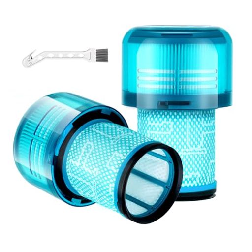 Klypticfit V12 交換用HEPAフィルター 対応 ダイソン V12 Detect Slim 2個セット
