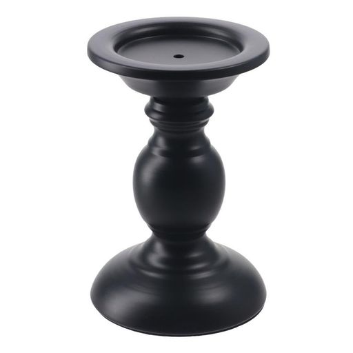 マットブラックのメタルピラーキャンドルホルダーキャンドルスティックホルダーは、ご家庭のコーヒーテ..