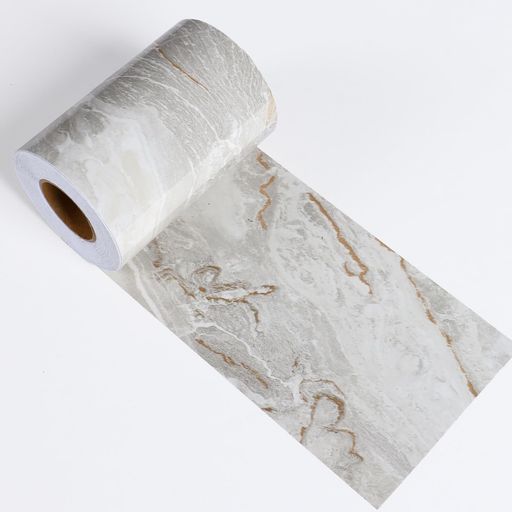 ​​VEELIKEマスキングテープグレー大理石調リメイクシート耐熱シートキッチン窓枠用巾木DIY壁紙シールカ..