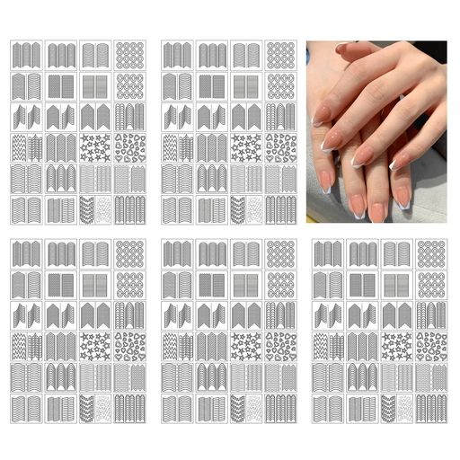 CAUSITEMAネイルフレンチネイルテープフレンチ120枚入りネイルラインテープフレンチネイルシール極細ラインが滑らかで自己粘着性バックDIY装飾ネイル用品