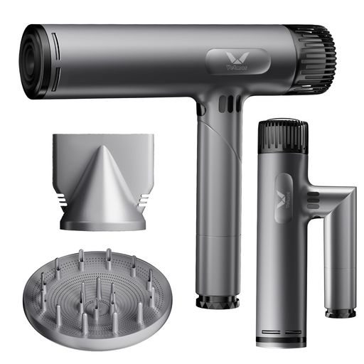 ディフューザー付きイオンドライヤー女性用高速ドライヤーモニター付きミニ折りたたみ式ポータブル旅行ドライヤー