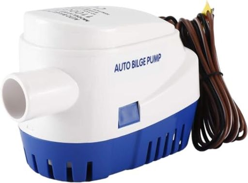 DC 12V オートビルジポンプ 1100GPH 自動ビルジポンプ 内臓フロートスイッチ 自動排水