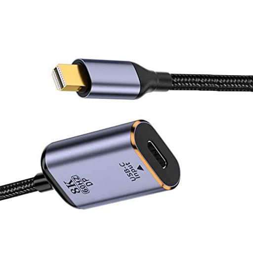 Cablec USB-C型マザー電源からミニディスプレイポートDP 1.4レシーバHDTVケーブル8K@60hz 4K@120hzタブレット型ノートブックPC向け