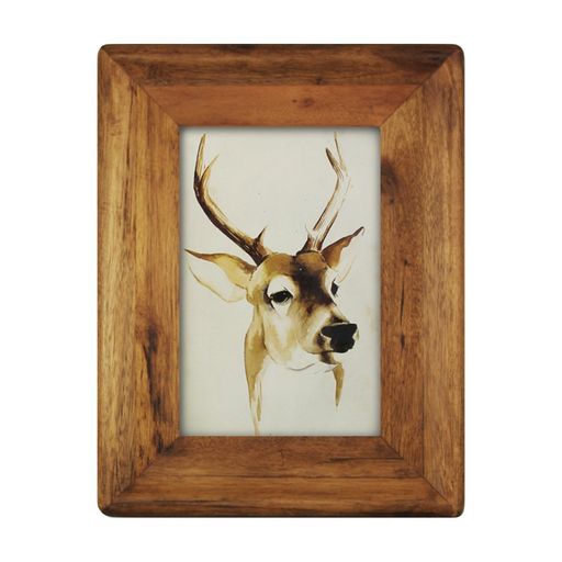 icheesday木製のフォトフレーム、ガラスカバ付きの自然風シンプルなハンドメイドの木製フォトフレーム10x15cm