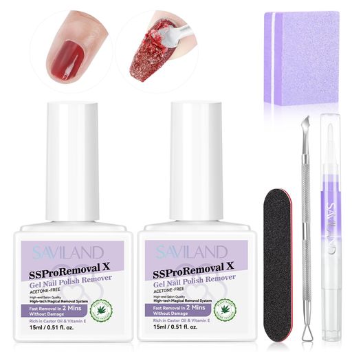 SAVILANDシアーヌードジェルネイルポリッシュ17ML3IN1ジェルネイルリムーバーキット:2ピースノンアセトンジェルリムーバー2分で素早く除去ジェルネイルリムーバーアクリルディップネイル… SAVILANDシアーヌードジェルネイルポリッシュ17ML3IN1ジェルネイルリムーバーキット:2ピースノンアセトンジェルリムーバー2分で素早く除去ジェルネイルリムーバーアクリルディップネイル…