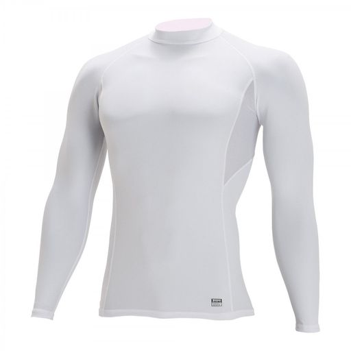 TSDESIGNハイネックロングスリーブシャツ(春夏用)84151ホワイトS