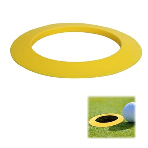【製品仕様】ゴルフパターカップ1個。内径約10.8cm、外径約16cm。カラー展開:イエロー、レッドの2色。屋内外でのパッティング練習やゴルフスキル向上に最適。 【素材と耐久性】柔らかいシリコン素材を採用し、カップイン時の音が静かで、地面を傷つける心配がありません。耐久性が高く、長期間使用しても変形しにくい設計。 【軽量&amp;ポータブル】軽量で持ち運びが簡単なコンパクト設計。自宅、オフィス、屋外、公園、パターマットや練習グリーンなど、どこでも気軽にゴルフ練習が可能です。 【全方向パッティング対応】全方向からボールを受け入れる設計で、スピード、アライメント、一貫性を改善する効果的なトレーニングが可能。 【鮮やかなカラー&amp;プレゼントに最適】イエローとレッドの2色展開で視認性抜群。ゴルフ好きな方へのプレゼントとしても喜ばれるアイテムです。