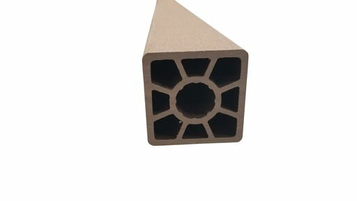 サンセルフ人工木材ポスト支柱材90mm角長さ2mダークブラウン2本セット