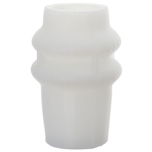 3Dピラーキャンドルモールド、キャンドル作り、石鹸作り、家の装飾用の円筒ストライプキャンドルモールド