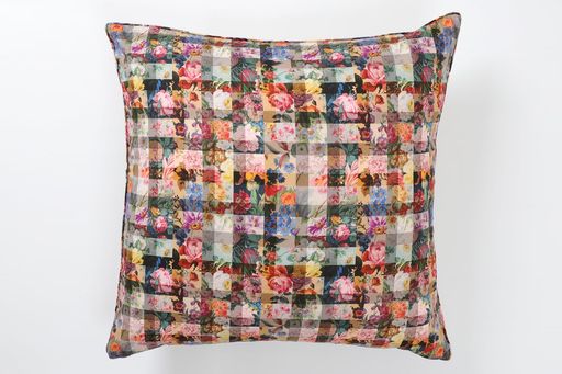 DDintex ディーディーインテックス FLORET LONDON クッションカバー アーカイブ・ギンガム マルチ 45x45cm [リバティプリント使用]