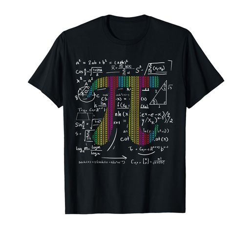 PiDay3.14Piシンボルと数学方程式Tシャツ