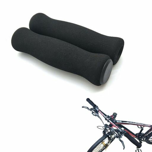 Coollooda自転車グリップ自転車ハンドルグリップ自転車グリップ滑り止め握りやすい自転車ハンドルグリップマウンテンバイク用折りたたみ式自転車クロスバイクに対応汎用内径22mm左右セ…