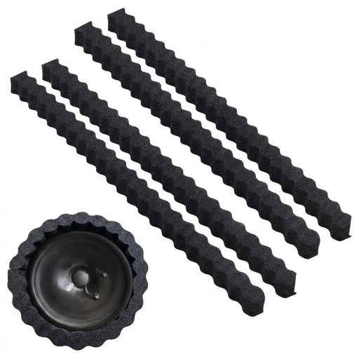 Sound Quality Improvement, Bass Enhancement, Noise Reduction, Vibration Dampening 雑音・ビビリ音を徹底除去: クリアな高音と引き締まった低音を実現。スピーカー背面の不要な音の反射や共振を抑制。ビビリ音やノイズを軽減し、クリアな高音と引き締まった低音を実現します。純正スピーカーのポテンシャルを最大限に引き出します。 6.5インチスピーカー対応: 4枚入りで前後ドアに対応。一般的な6.5インチ(16cm/17cm)カースピーカーに対応。4枚入りでフロント・リアドア両方の施工が可能。車種やスピーカーサイズを選ばず幅広く対応します。 波型メモリーフォーム: 高密度で優れた吸音性能を発揮。波型(ウェーブ)のメモリーフォーム(ウレタンスポンジ)を採用。表面積を広げることで吸音効果を最大化。適度な柔軟性でスピーカー背面の隙間をしっかり埋めます。 強力両面テープ付き: カットして貼るだけの簡単施工。両面テープが予め貼り付け済み。スピーカー形状に合わせてハサミで自由にカットし、貼り付けるだけ。