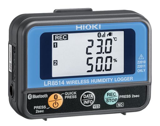 HIOKI(日置電機)LR8514ワイヤレス温湿度ロガーロガー記録計コンパクト小型日本製温度湿度Bluetooth通信