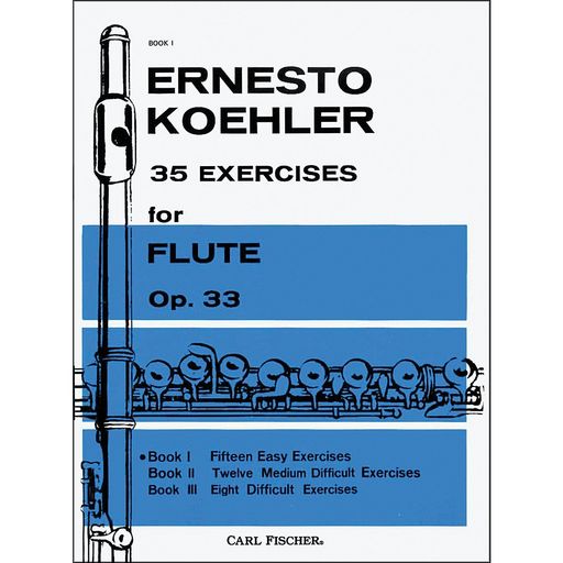 原題:KOEHLER:35EXERCISESOP.33BOOK1 編成・種類:フルート教則本