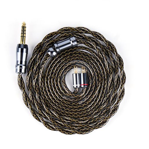 NICEHCK GodDNA イヤホンリケーブル アップグレードケーブル 0.78mm 2Pin 4.4mm 銅銀合金+銀メッキ合金銅+銀メッキ7N高導電銅ミックス デュアルシールド構造 交換用 音質改善 イヤモニ hifi 金属製…