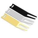 Itisyouグリーンフォークゴルフフォークゴルフ小物ゴルフ用品持ち運び便利3個入り