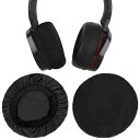 Stoooduoヘッドホン1ペアセット80mmヘッドホンカバーイヤーパッドヘッドバンドカバー(ブラック)
