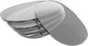 グリーンスタッフワールドクリアーアクリルベース楕円形90mmx52mm(6枚入)展示ベースGSWD-11657