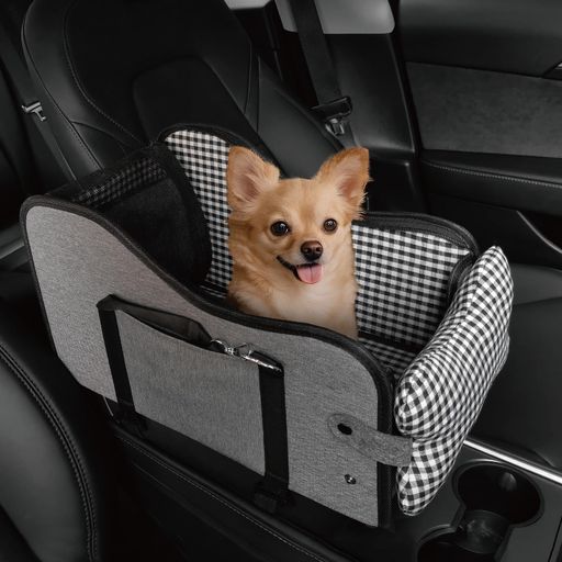 KUERUE 犬 ドライブボックス 3way 犬 車用ベッド 犬 車 シート アームレストボック...