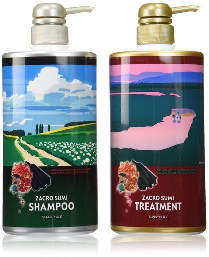 サニープレイス ザクロ精炭酸シャンプー・トリートメント 800ml ボトル セット fleurette01-10429278 fleurette パッケージ画像