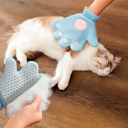 Animonary ペット ブラシ 手袋 ペット脱毛グローブ, 猫・犬用グルーミングブラシ手...