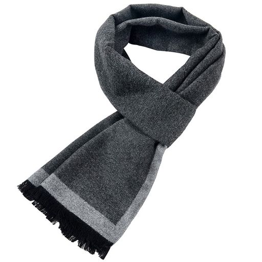 其它 - [FQZMQBQ]マフラーメンズカシミヤ大判ストール黒グレー薄手防寒暖かいおしゃれ人気コンパクトウール通勤紳士春秋冬