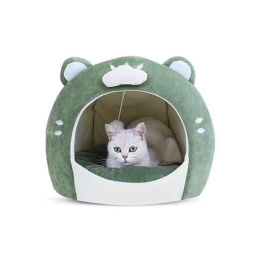 【商品サイズ】サイズ:40*40*40cm、耐荷重:7KG。素材:コットン、ポリエステル。猫・小型犬・うさぎ・小型ペットなどに適用。優しい肌触りの生地で、保温性抜群、フワフワで寝心地の良いペットハウスです。 【保温防寒設計】ベッドの入口の開口部が小さく設計されております、外の風を有効に遮断できます。起毛生地が保温性高く、しっかり熱量を閉じて、暖かくペットを包んでくれます。 【絶妙な寝心地】中身はもこもこのPP綿が入っていて、ボリューム感たっぷり!ベッド部分はひんやり柔らかく、側面には中綿もたっぷり充填、型崩れしにくく、長期間お使いいただけます。 【幅広く活躍する】かわいいデザインで、部屋の創造的なインテリアにもなります8分音符室内、キャンピング、ピクニック、帰郷などのシーンで使用可能です。オールシーズンに使えるペットベッド。 【アフターサービス】VanderHOMEはお客様に迅速な反応と満足のいくサービスを提供し、お客様が製品を使用する際に生じた問題を解決します。万が一、不具合や破損その他気になる点がございましたらご遠慮なくお問い合わせください。