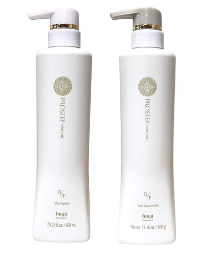 hoyu ホーユー プロステップ ヘアケア D/F シャンプー 600ml & トリートメント 600g セット