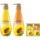 ディアボーテ【リッチ&リペア】オイルインシャンプーコンディショナーボトルセットおまけ付き|ヒマワリノンシリコンアミノ酸ヘアケアうねりくせ毛パサつき湿気