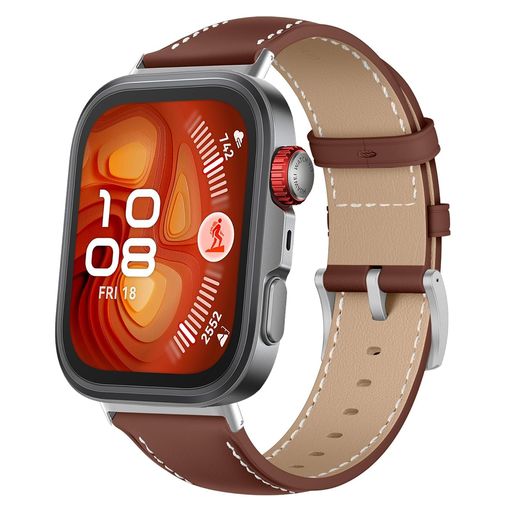 [LanQii]レザーバンド用のHuaWeiWatchFit4PRO/4/3対応バンドPUレザー素材ベルトソフト柔軟性ビジネス風交換ベルトレディース&メンズ革製ストラップ