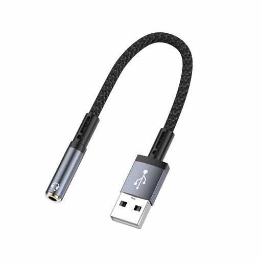 KHKUAHAIUSBイヤホンジャック変換1個セットUSBオーディオ変換アダプタUSB2.0to3.5mm変換ケーブル外付けサウンドカードDAC搭載16bit/48KHz対応3極4極TRRSイヤホンPS4等適用 KHKUAHAIUSBイヤホンジャック変換1個セットUSBオーディオ変換アダプタUSB2.0to3.5mm変換ケーブル外付けサウンドカードDAC搭載16bit/48KHz対応3極4極TRRSイヤホンPS4等適用