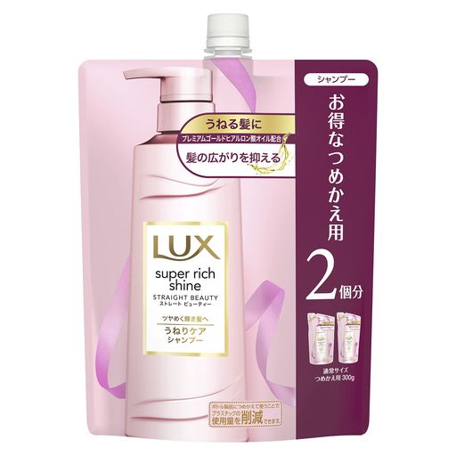 スムージング,保湿,輝く 内容量:600g 原産国:日本 髪質:ノーマル 30年間の研究を経て進化したラックス毎日のケアで内側からツヤめく輝き髪へ。 寝ぐせをつきにくくし指通りさらさらなストレートへ。