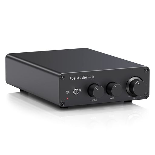 【600W出力パワーアンプ】Fosi AudioのTB10Dは家庭用オーディオサウンドシステムを簡単に組み上げるため生まれたものです。初心者でも分かる簡便なインストール方法を持ち、600Wの最大限出力パワー対応、アナログ入力(RCA)クラスDのパワーアンプです。(PSE/技適取得済み) 【TPA3255高性能チップ】TI TPA3255高性能クラスDパワーアンプチップを採用、真のプレミアム音質を実現しています。高度な統合フィードバック設計と独自の高速ゲートドライバーエラー訂正(PurePath Ultra-HD)を備え、オーディオ帯域全体での超低歪みと優れたオーディオ品質が可能になります。ADモードで働いたら、最大2 x 315 Wを10%THDの4Ω負荷に駆動し、2 x150Wを8Ω負荷にクリップ解除して駆動できます。 【Hi-Fi ステレオ アンプ】高効率の2.0CH 300Wx2デスクトップパワーアンプは、ほぼ家庭用の大型パッシブ本棚式スピーカーを駆動でき、最高の音質を保証します。