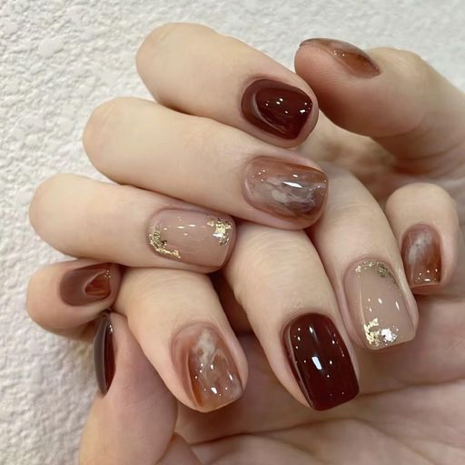 AiMMeiネイルチップ24枚入りミディアムショートつけ爪ミディアムロングかわいいおしゃれ便利ネイルシー..