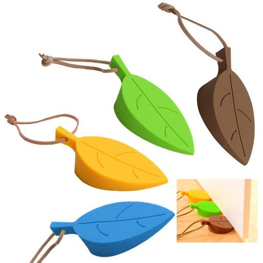 ドアストッパー【4個セット】ドアホルダードアストップくさび形指プロテクタードア止め4色グリーン、ブ..